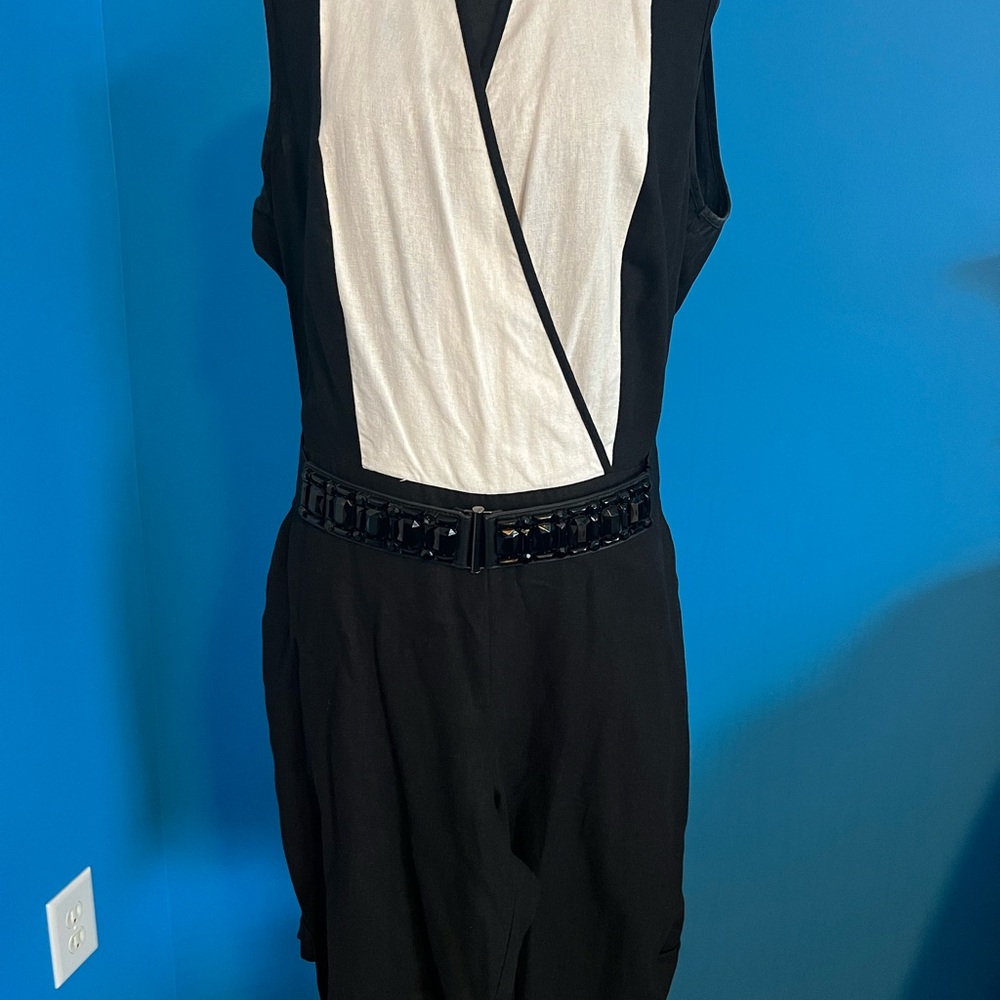 Black and White Jumpsuit